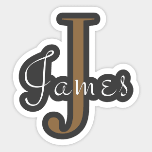 I am James Sticker